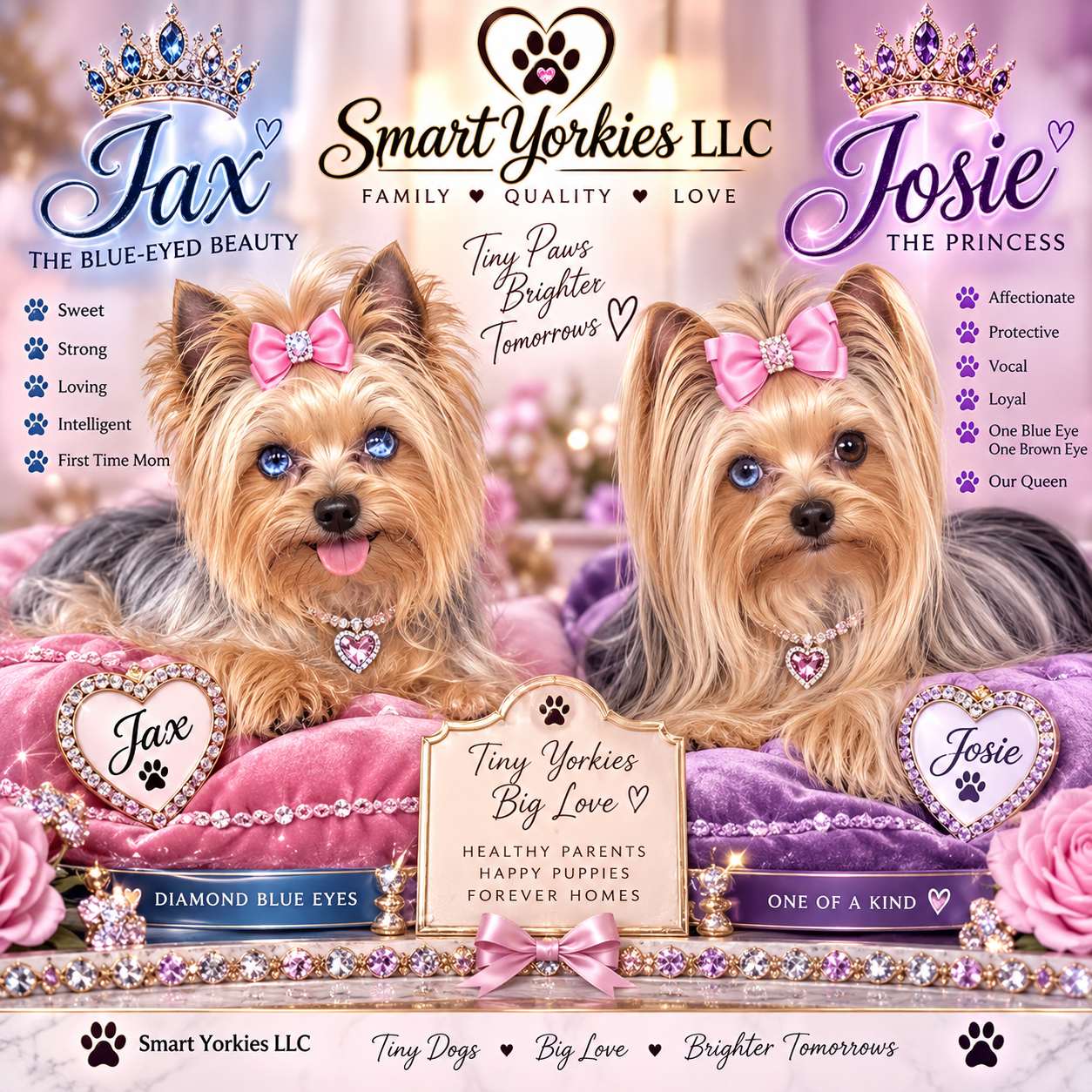 Smart Yorkies LLC royal Yorkie showcase